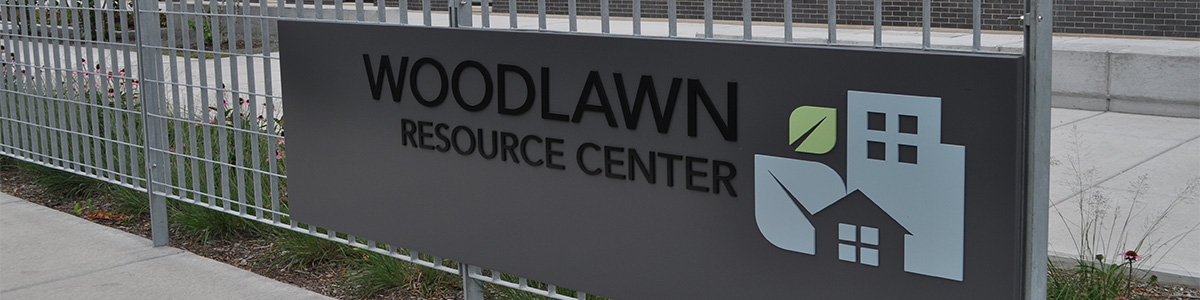 Woodlawn Resource Center sign 