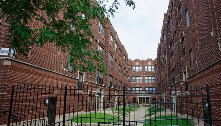 Renaissance Apartments courtyard