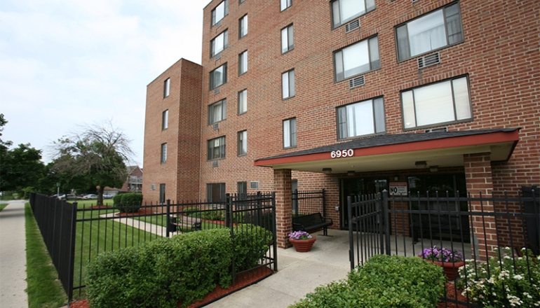 Lafayette Terrace Apartments building entrance