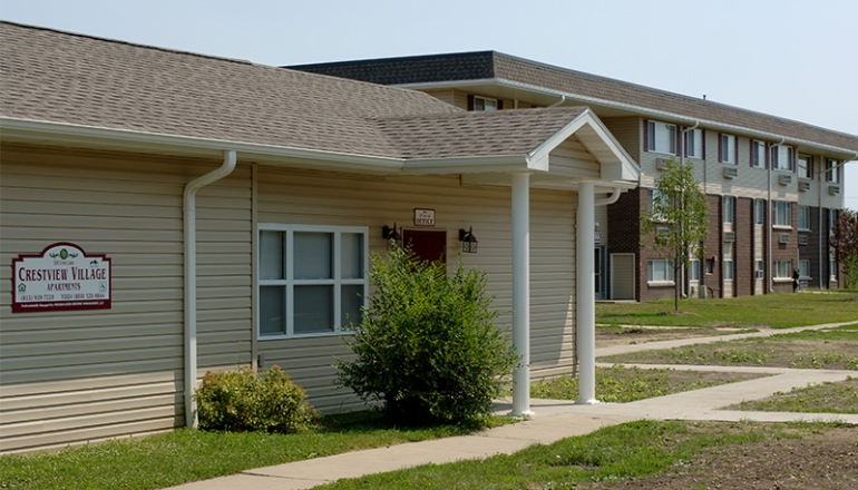 Crestview Village Apartments (IL) office exterior