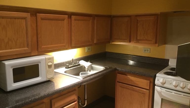 Martin Farrell House unit kitchen