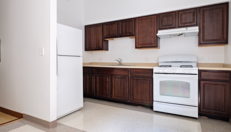 Renaissance Apartments unit kitchen 