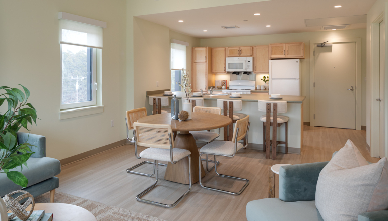 Kitchen and Livingroom