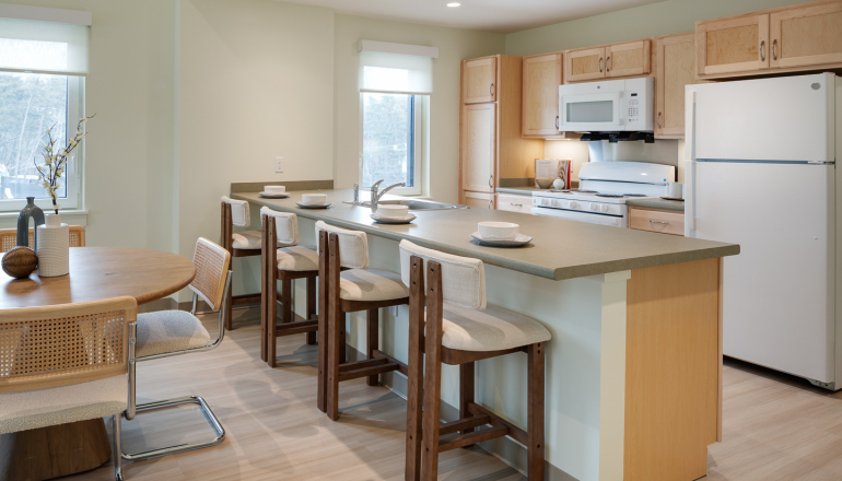 Kitchen and Livingroom