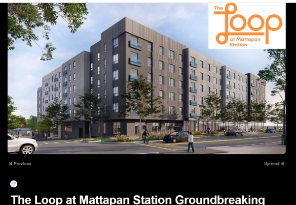 The Loop at Mattapan Station Groundbreaking