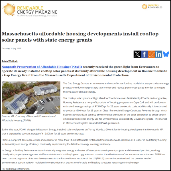 Renewable Energy Article