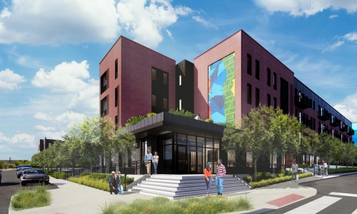 Rendering of Clinton-Peabody redevelopment