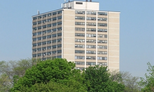 Gentrification near the Obama Center? Not at this big building