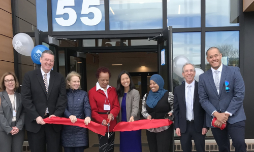 Ribbon cutting