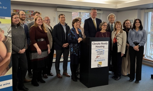 Group photo at event