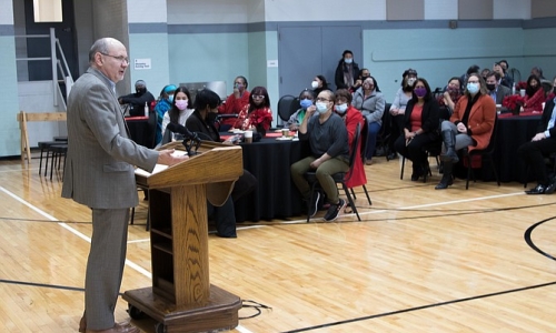 Bill Eager speaking