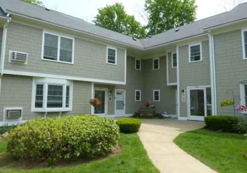 Rock Harbor exterior and walkway