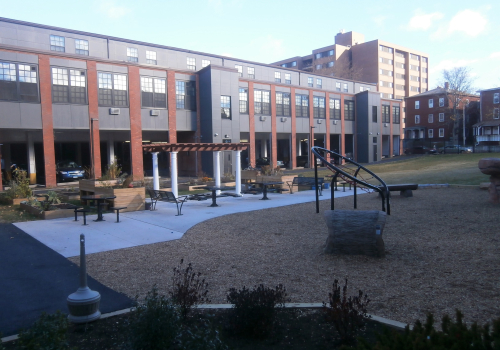 Billings Forge Courtyard