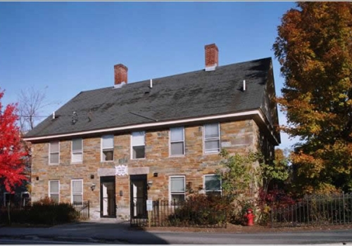 Sugar River Mills exterior stone building