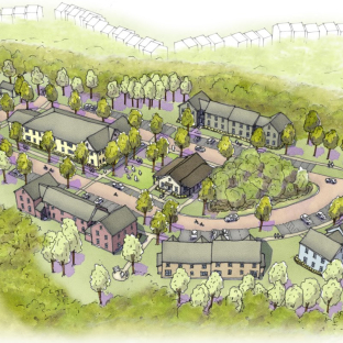 Rendering of Spring Rock Village